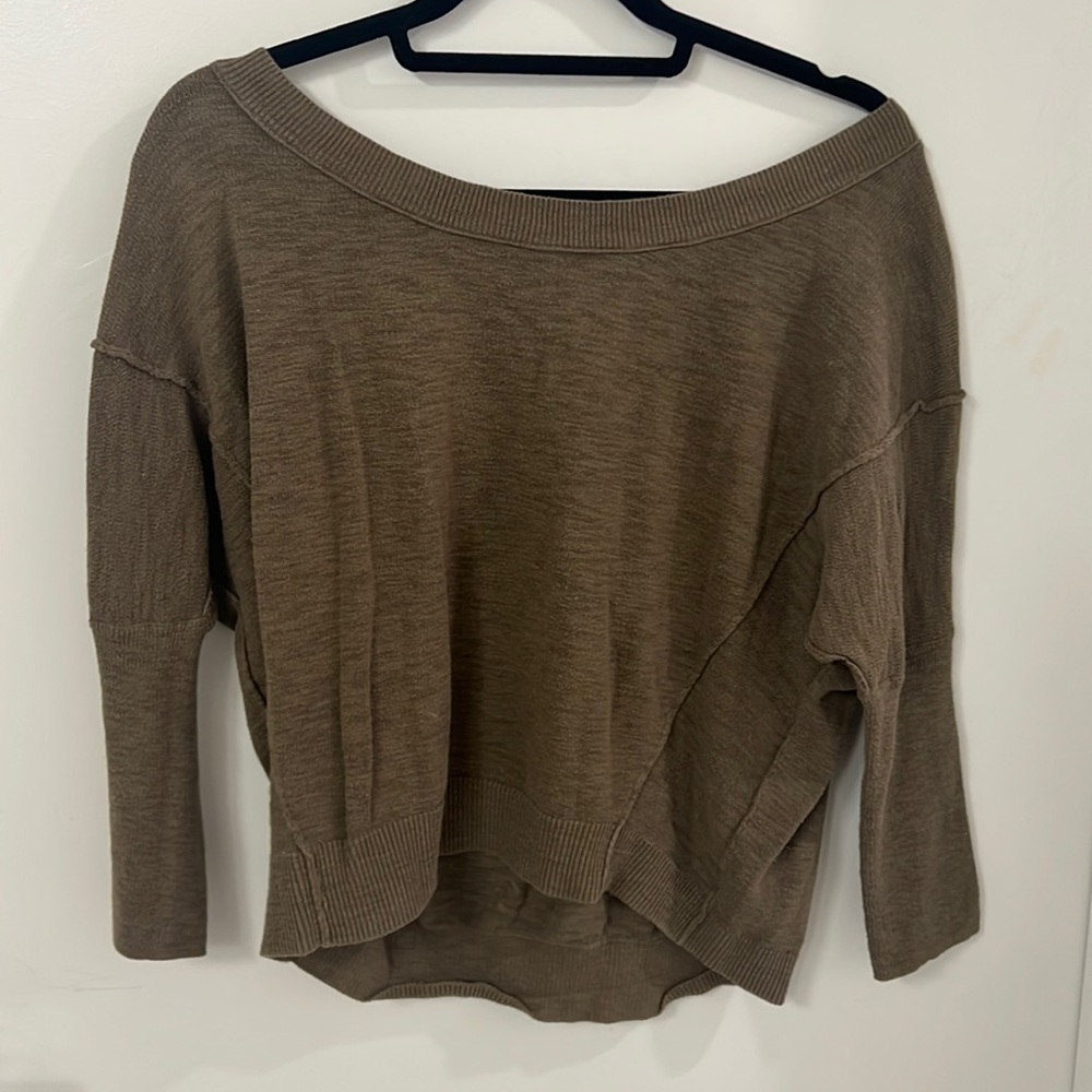 American Eagle off the shoulder sweater, size small